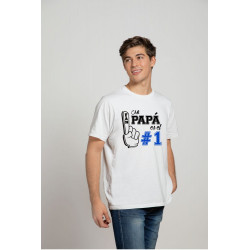 Printernet Playera Feliz día del Padre Soy fan numero 1 de mi PAPA
