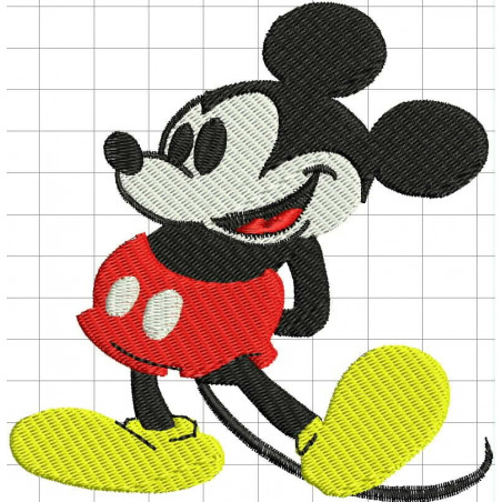 Ponchado Mickey para bordar en Printernet