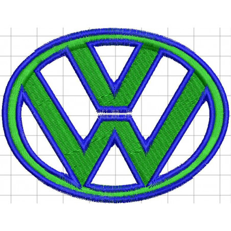 Ponchado VW  Volkswagen para bordar en Printernet
