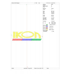 Ponchado IKON para bordar en Printernet