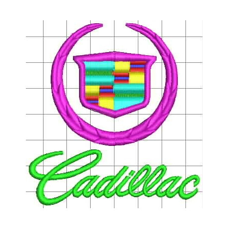 Ponchado logo Cadillac para bordar en Printernet