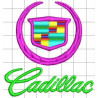 Ponchado logo Cadillac para bordar en Printernet