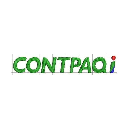 Ponchado Contpaq Logo  para bordar en Printernet