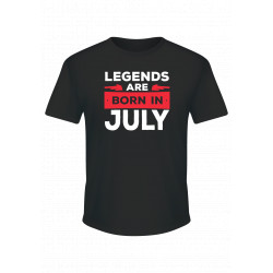 Playera Aniversario Legends are born  personalizada