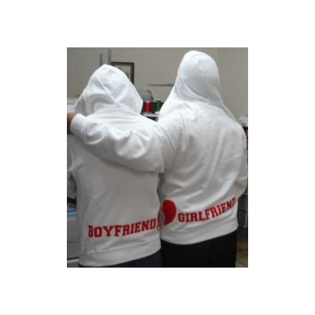 Printernet Sudaderas Diseño Enamorados San Valentin Amor y Amistad