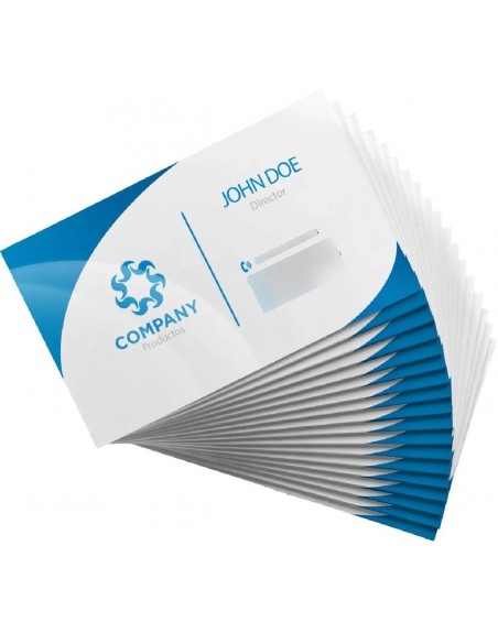 TARJETAS DE PRESENTACIÓN (OFFSET) PAQUETE: DE 1000 solo frente brillante