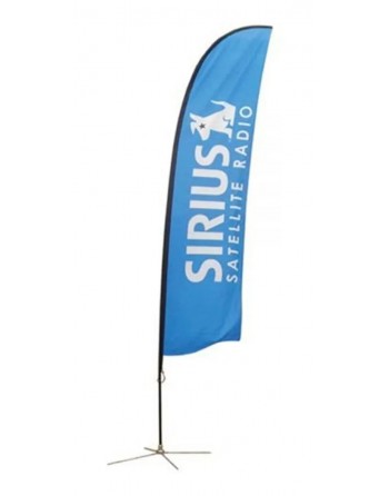 Bandera publicitaria de alta calidad sublimada 3x.65
