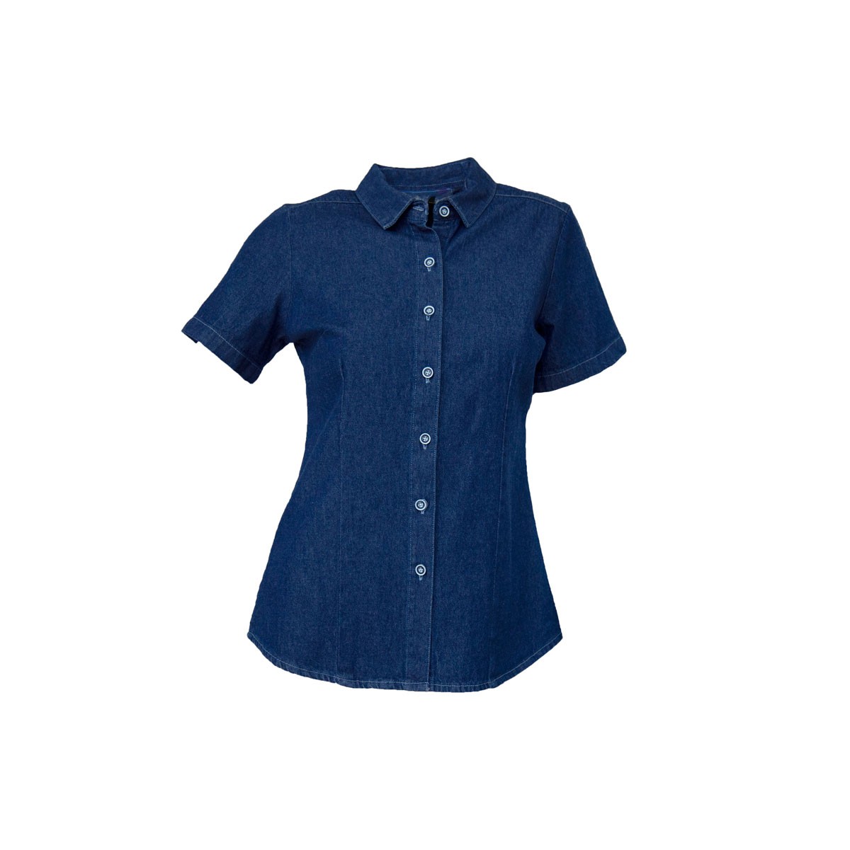 Camisa Mezclilla  de vestir Printernet  para dama o caballero manga larga o corta