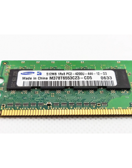 Memoria Ram Ddr2 512 Mb Pc2-4200 533mhz