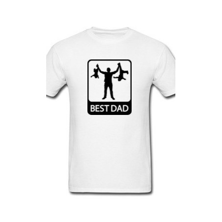 Playera Printernet Dia del Padre Best Dad with Kids