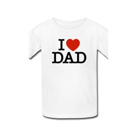 Playera Printernet Dia del Padre I LOVE DAD