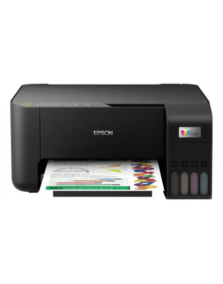 Impresora A Color Multifunción Epson Ecotank L3250 Con Wifi Negra 110v