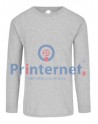 Playera Estampada Caballero Personalizada Manga Larga Tu Logo Aquí
