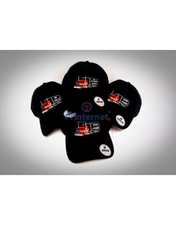 Gorra Tela Con Broche Personalizada Varios Colores