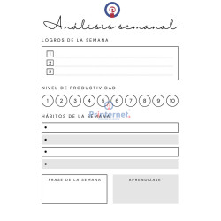Planificador Anual Mensual Semanal Printernet disponible para descargar Sin Costo