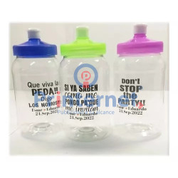 Termo Cilindro Personalizado 140pz Tapa Chupón 500ml Mayoreo