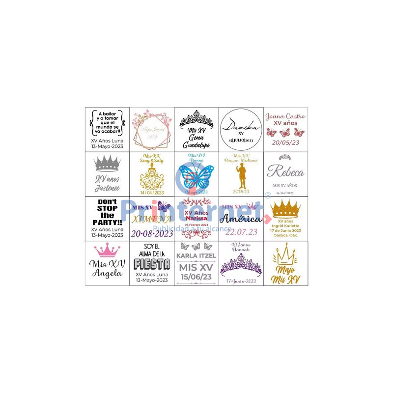 Stickers 100 Calcas Vinil  ideal para termo 500ml Oferta
