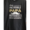 Playera para el papa mas increíble diseño original