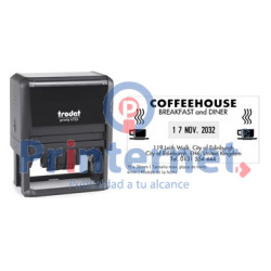 Printernet Sello Trodat Fechador 4726 6x4cm Incluye goma autoentitable