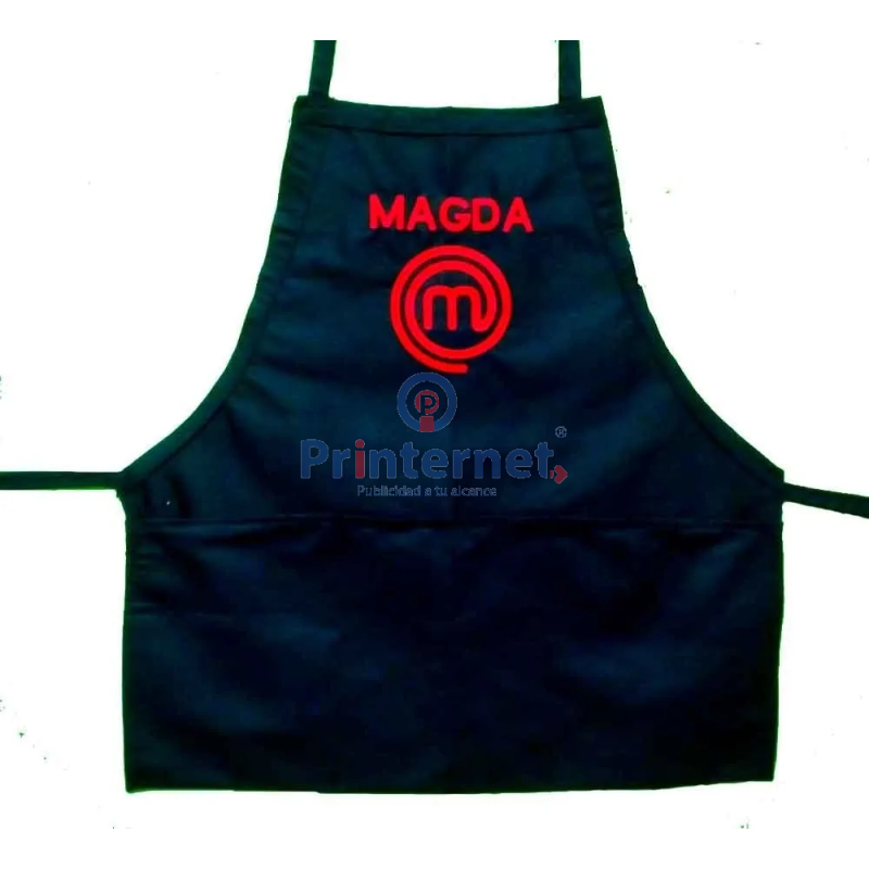 Mandil Delantal Master Chef Cocinero Bolsas Bordado Oferta Mandil Delantal Master Chef Cocinero Bolsas Bordado Oferta