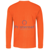 Playera Bordada Caballero Personalizada Manga Larga Tu Logo frente izquierdo