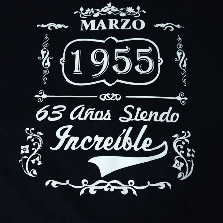 Playera Aniversario años siendo increible