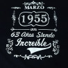 Playera Aniversario años siendo increible