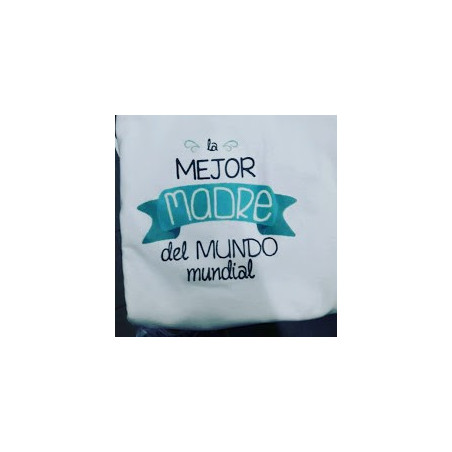 Playera para Mama la mejor madre del mundo mundial