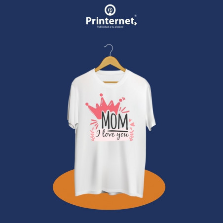 Playera para Mama Mom I Love you