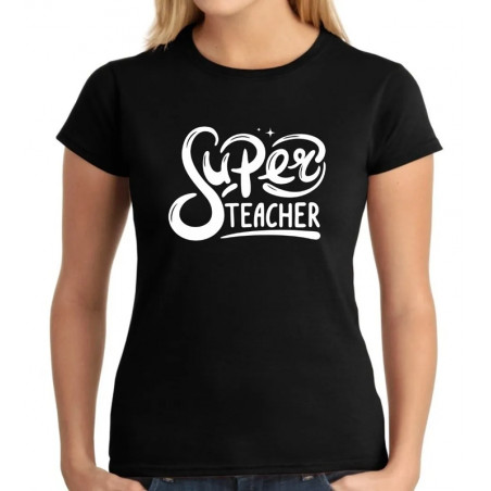 Playera para  Maestra Super Teacher