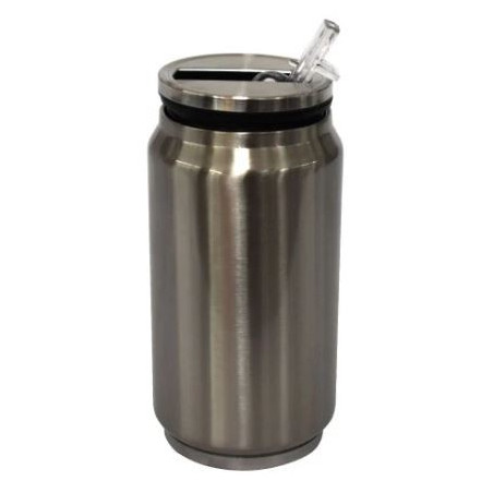 Lata con popote  para sublimar  355ml  mándenos su foto