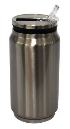 Lata con popote  para sublimar  355ml  mándenos su foto
