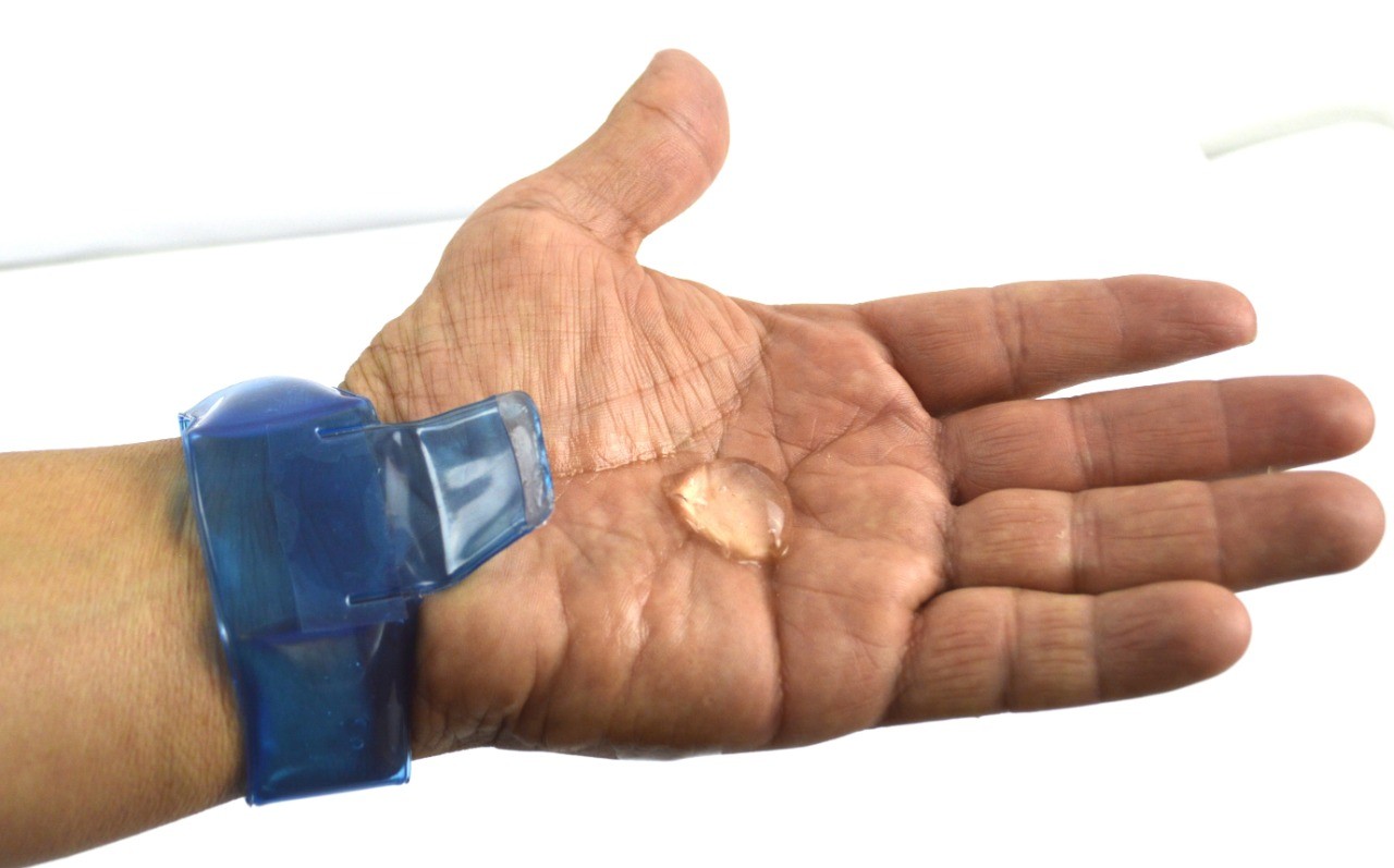 Paquete 100 Pulseras gel antibacterial original  para su sana distancia