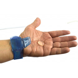 Paquete impresas 100 Pulseras gel antibacterial original a una tinta  para su sana distancia