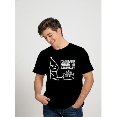 Playera Coronavirus Ruined My Birthday