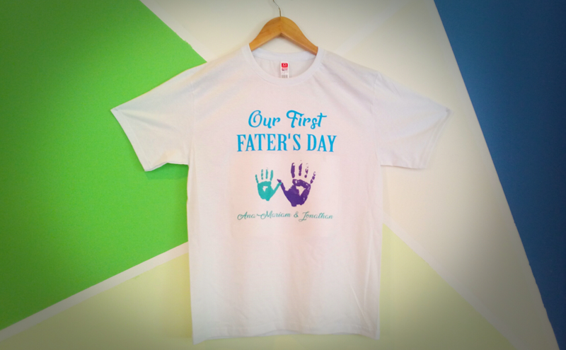 Playera Día Del Padre Diseño Our First Father Day