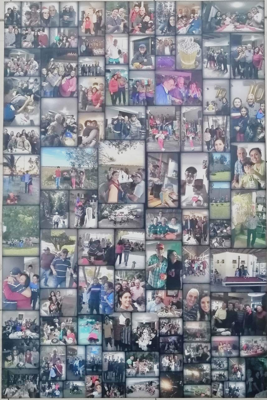 Poster Collage para  Día Del Padre Diseño Para el mejor Papa con las mejores fotos en familia