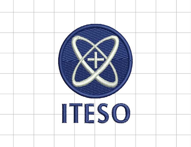 Ponchado Logo ITESO alta calidad listo para bordar en Printernet