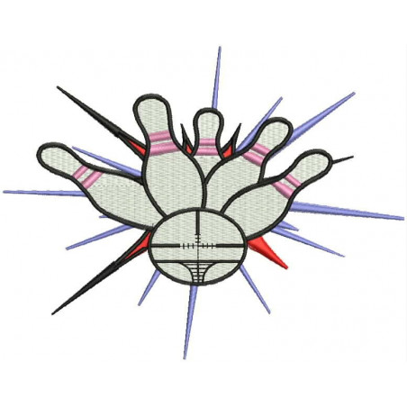 Ponchado Boliche alta calidad listo para bordar en Printernet