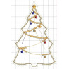Ponchado Navidad Completo Arbol ideal para gorra alta calidad listo para bordar en Printernet
